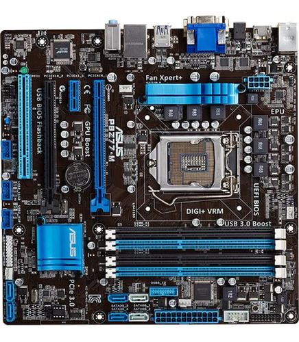 Motherboard  Intel(1155) Asus P8z77-m - 4xddr3, 2xsata 