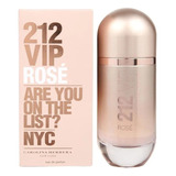 Perfumeoriginal 212 Vip Rose Carolina Herrera 80ml, Oferta!