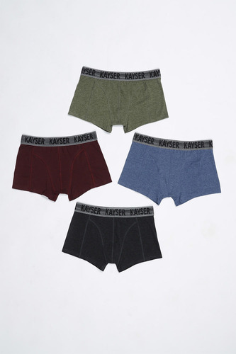 Boxer Para Niños Kayser Pack 4x Boxer Teens Hombre Azul P494