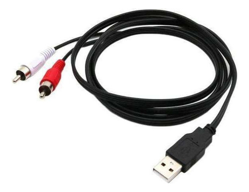 2x Usb 2. 0 A 2 Rca Cable Adaptador Divisor De Video / . 5m