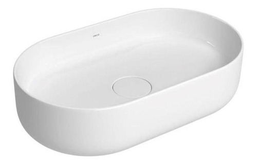 Deca Slim L.14050.17 Bacha De Apoyo Oval 50cm Y 29,5cm Porcelana Blanca