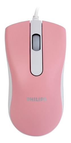 Philips Mouse M101 Usb Rosa 1000dpi Spk7101