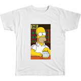 Camisa Camiseta Homer Simpson Desenho Cerveja 01