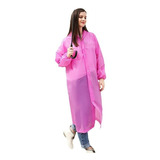 Poncho De Lluvia Agua Pvc Calidad Con Botones No Descartable