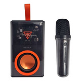 Set Karaoke Portatil Microfono + Parlante Inalambrico Sq-k3