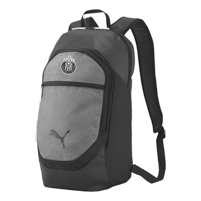 Mochila Puma Chivas Chg Backpack Laptop Escolar Urbana Viaje Color Black/quarry Liso