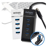 Hub Usb 3 0 4 Portas Entradas 9 Pinos Extensor Slim Hi Speed