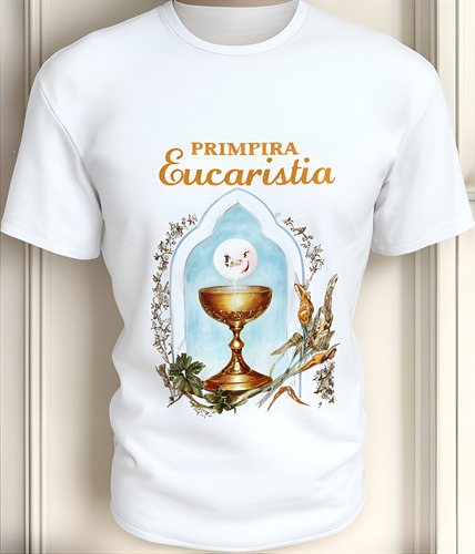 Camisa Branca Personalizada Primeira Eucaristia 3