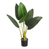 Planta Artificial Tamaño Real 80cm Banano Tropical Palmera