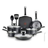 Batería De Cocina Tfal 12 Piezas  Easy Care Envío Gratis