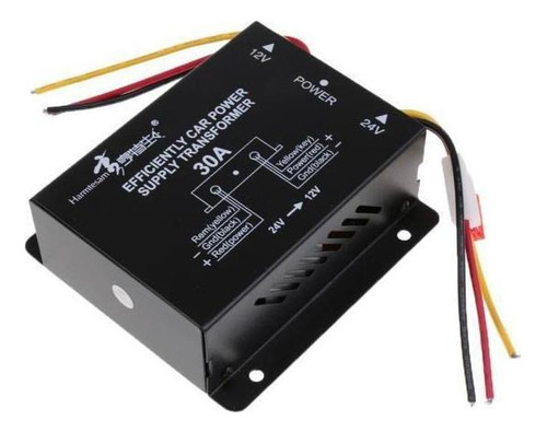 2x Car Dc 24v A 12v 30a Transformador De Voltaje De Fuente