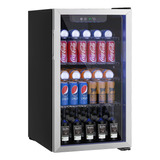 Refrigerador Independiente Para Bebidas Con Puerta De Vidrio