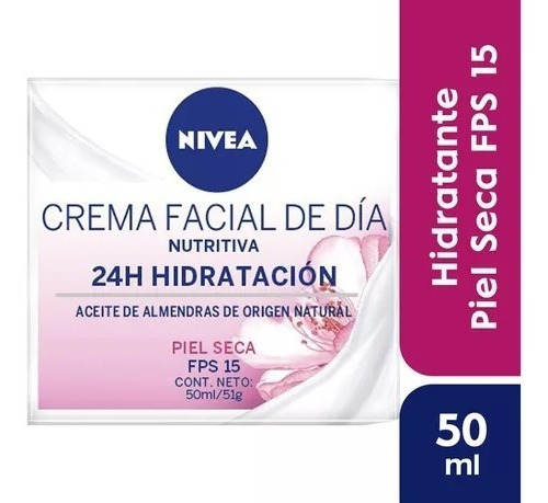 Crema Facial De Día Nivea Essentials Piel Seca Fps 15 50 Ml