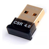 Adaptador Usb Bluetooth 4.0 Csr Dongle Para Pc E Notebook