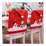 Fundas For Sillas, 6 Unidades, Comedor, Navidad