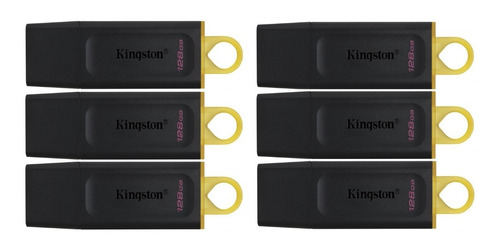 Kit 10 Memoria Usb 128gb Kingston Exodia Negro Dtx/128gb