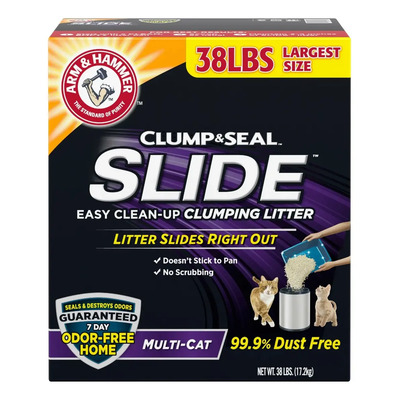 Arm & Hammer Slide Easy Clean-up Multi-cat Arena Gatos 38lb | Envío gratis