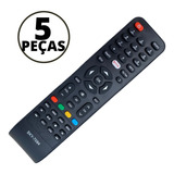 Atacado 5 Controles Remoto Compatível Smart Tv Philco Netflx