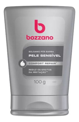 Creme Gel Pós Barba Balsamo Confort Hidratante 100g Bozzano