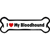 Hueso De Plástico Con Imán, 2 X 7pulgada Bloodhound