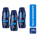 3pack Talco Desodorante Para Pies Fittig Fresh 100 Gramos