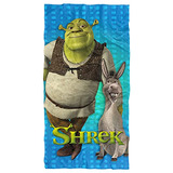 Toalla De Playa Oficial Licencia De Shrek Pals, 76 Cm X...