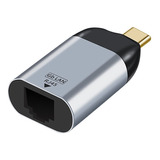 Adaptador Usb-c 3.1 Tipo C Red Lan Rj45 Gigabit Ethernet