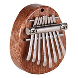 8 Teclas Mini Polegar Piano Dedo Percussão Kalimba