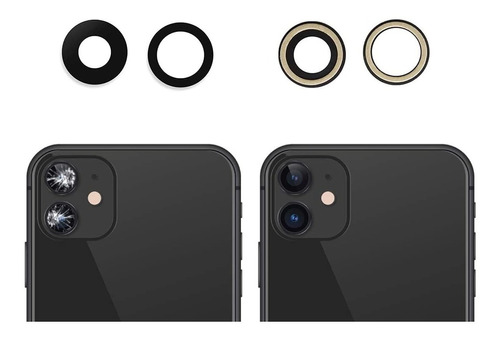 Vidrios Camara Trasera Compatible Con iPhone 11 Cristal Lens