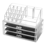 Organizador Maquillaje Caja Organizadora 4cajones Acrilico