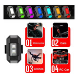 Luz De Advertencia Estroboscópica Usb De 4 Piezas Para Moto,