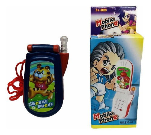 Telefono Celular Infantil Con Luz Y Sonido En Caja 360395