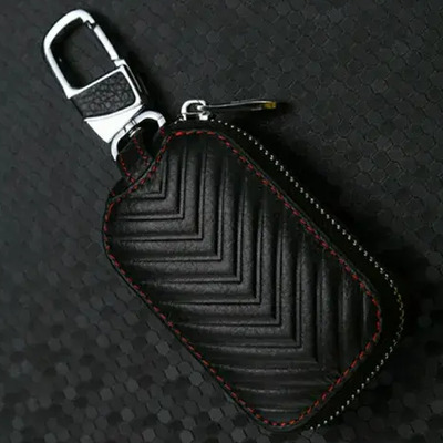 Km  W Funda De Piel For Llavero, Soporte For Coche, Mando A | Envío gratis