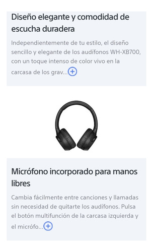 Audífonos Sony Extra Bass Bluetooth 