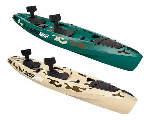 Kayak 2 O 3 Personas Rocker Mirage Camuflado Recreacion°