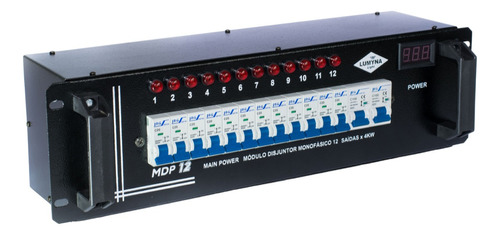 Modulo Disjuntor 12 Saídas Canais 4000w Lumyna Light 