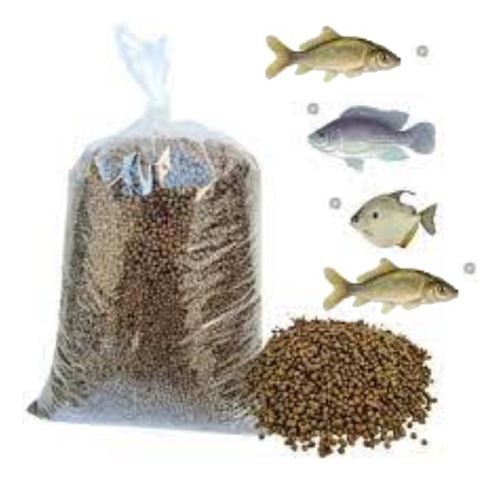 Ração Fina P/ Peixe Tilapia,carpa Crescimento/engorda 5kg