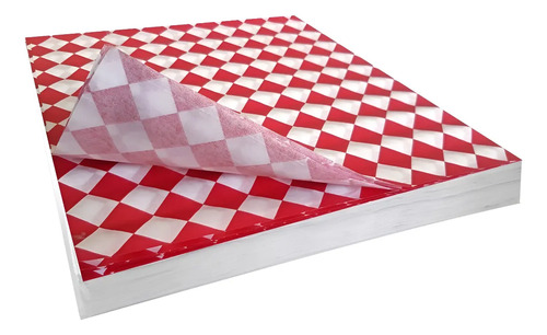 1000 Hojas 30x30 Papel Grado Alimenticio Encerado Cuadros | Envío gratis