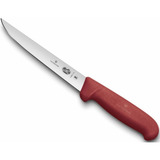 Cuchillo Deshuesador Victorinox Recto 15cm Rojo 5.6001.15
