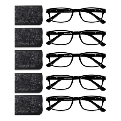 Magma Life Paquete De 5 Lentes Graduados 2 Dioptrías Para Computadora Y Lectura Con Tecnología Blue Light Gafas Para Hombre Y Mujer | MercadoLibre