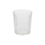 Set X12 Vasos Vidrio Diamante Durax Ideal Velas Agua 250cc