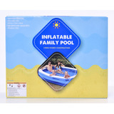 Piscina Familiar Grande De 2 Anillos Inflable 1 Unidad.