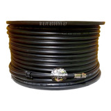 Cable Coaxial Rg6 50 Metros Telecomunicaciones Con Guía