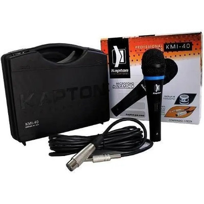 Micrófono Kapton KMI-40 Dinámico Cardioide Para Presentaciones 4.5m | Envío gratis