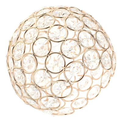 Lámpara De Estilo Elegante, Tapa De Cristal, 1 Pieza