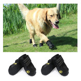 Perro Zapatos Botas Impermeable Zapatos Para Perros Con Refl