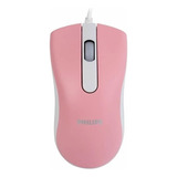 Mouse Philips M101 Cable Usb - Rosa