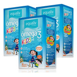 Kit 3 Ômega 3 Pro Kids Concentrado Infantil Epa Dha Equaliv