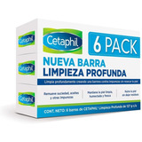 Jabon Corporal Cetaphil Limpieza Profunda 6 Pzs De 127g C/u 