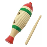 Guiro Güiro Raspador X 3 Instrumento Musical Infantil Madera